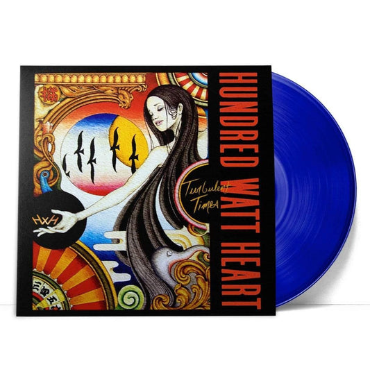 Hundred Watt Heart - Turbulent Times (Limited Edition, 180 Gram Translucent Blue Vinyl) - Joco Records