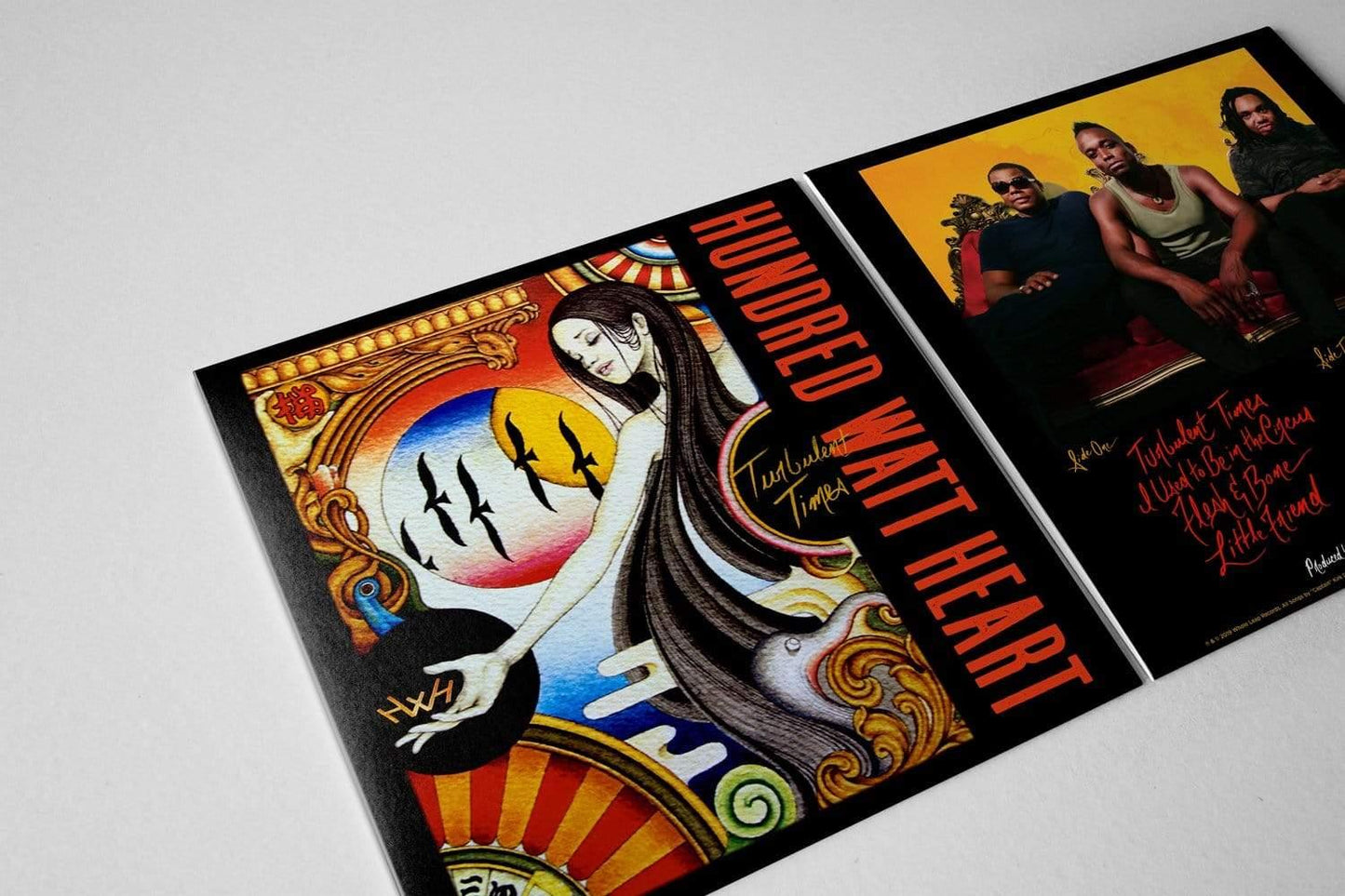 Hundred Watt Heart - Turbulent Times (Limited Edition, 180 Gram Translucent Blue Vinyl) - Joco Records