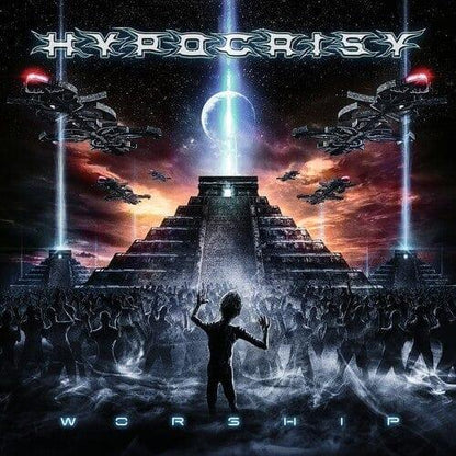 Hypocrisy - Worship (Blue & White Marble) (Color Vinyl, Blue, White, Gatefold LP Jacket, Indie Exclusive) - Joco Records