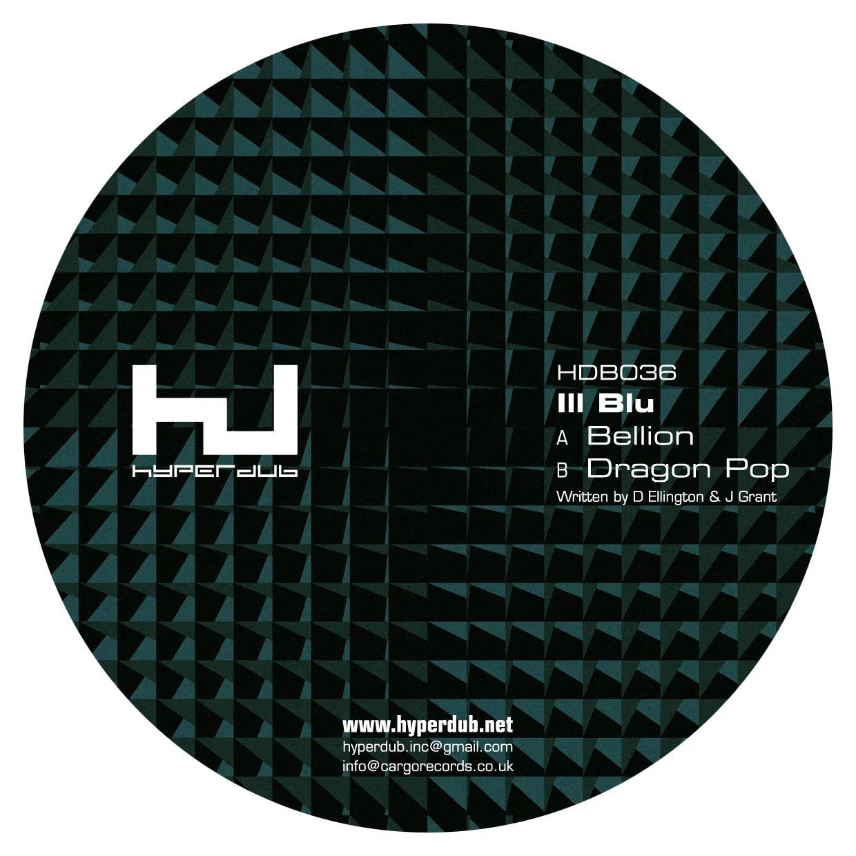 Ill Blu - Bellion/Dragon Pop 12" (Vinyl) - Joco Records