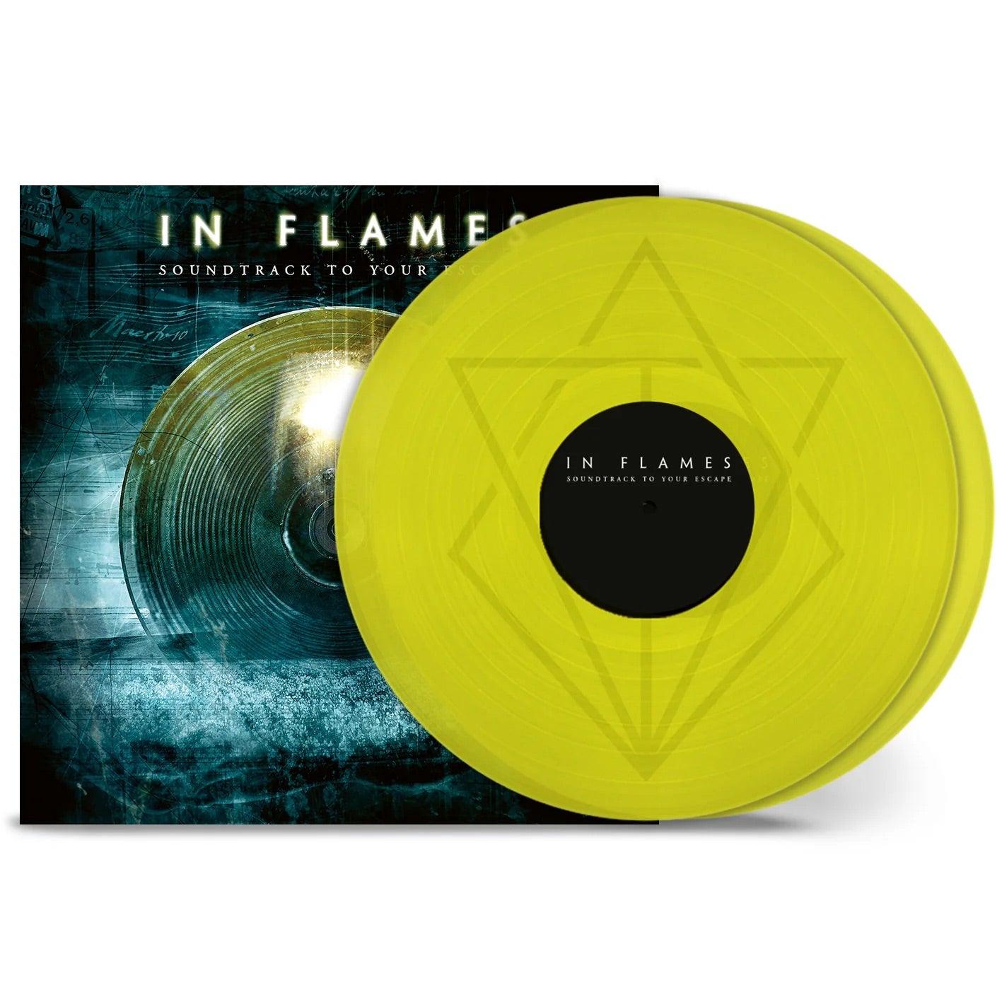 In Flames - Soundtrack to Your Escape (20th Anniversary Edition) (Translucent Yellow Vinyl) (2 LP) - Joco Records