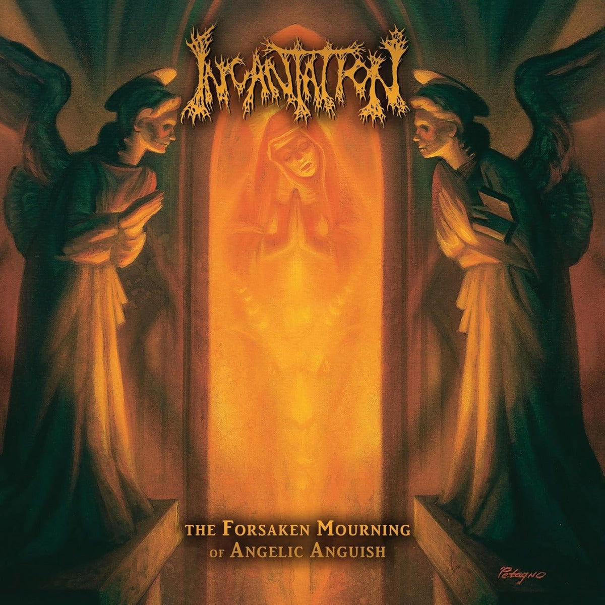 Incantation - Forsaken Mourning Of Angelic Anguish ("Crush Ripple" Orange Vinyl) - Joco Records