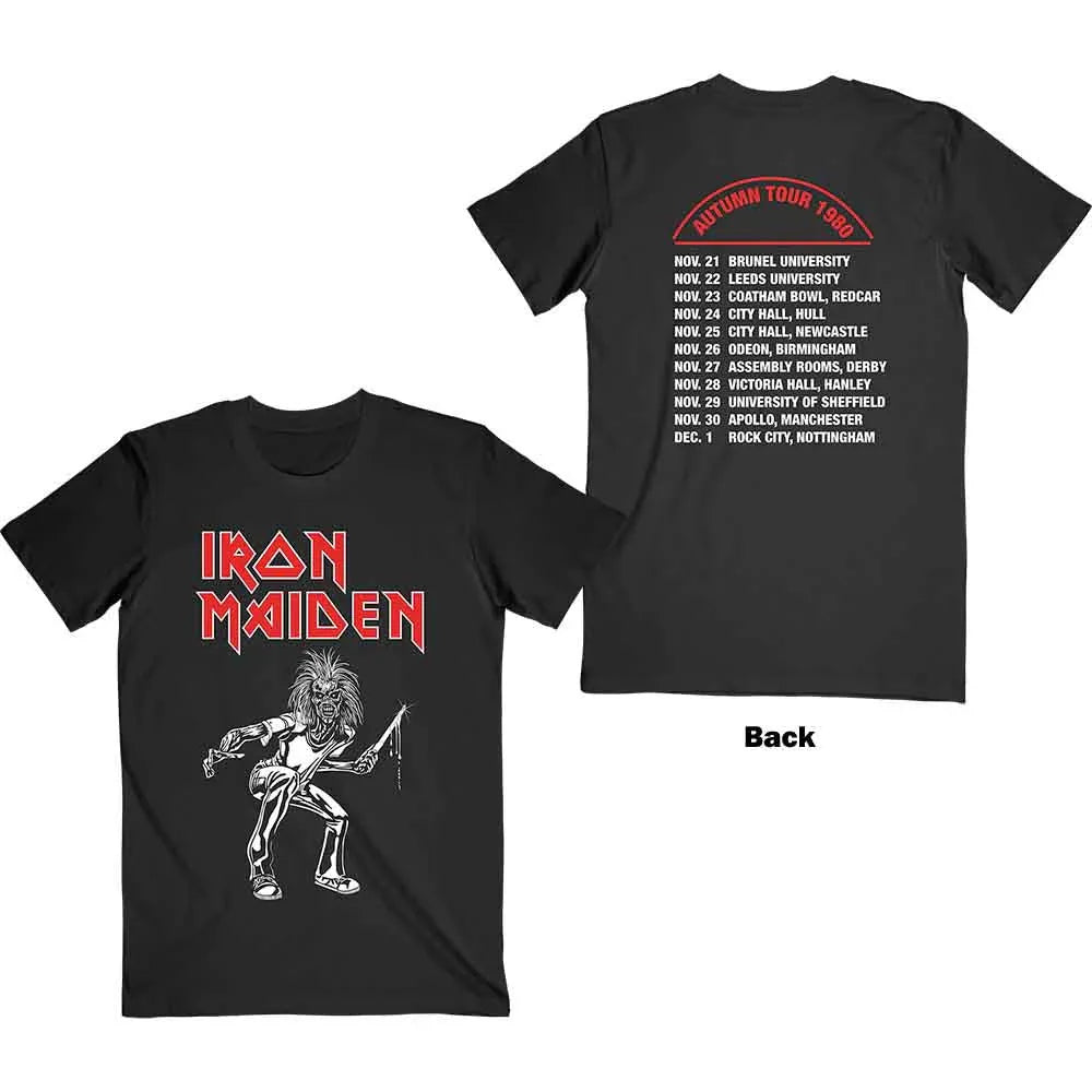 Iron Maiden - Autumn Tour 1980 (T-Shirt) - Joco Records