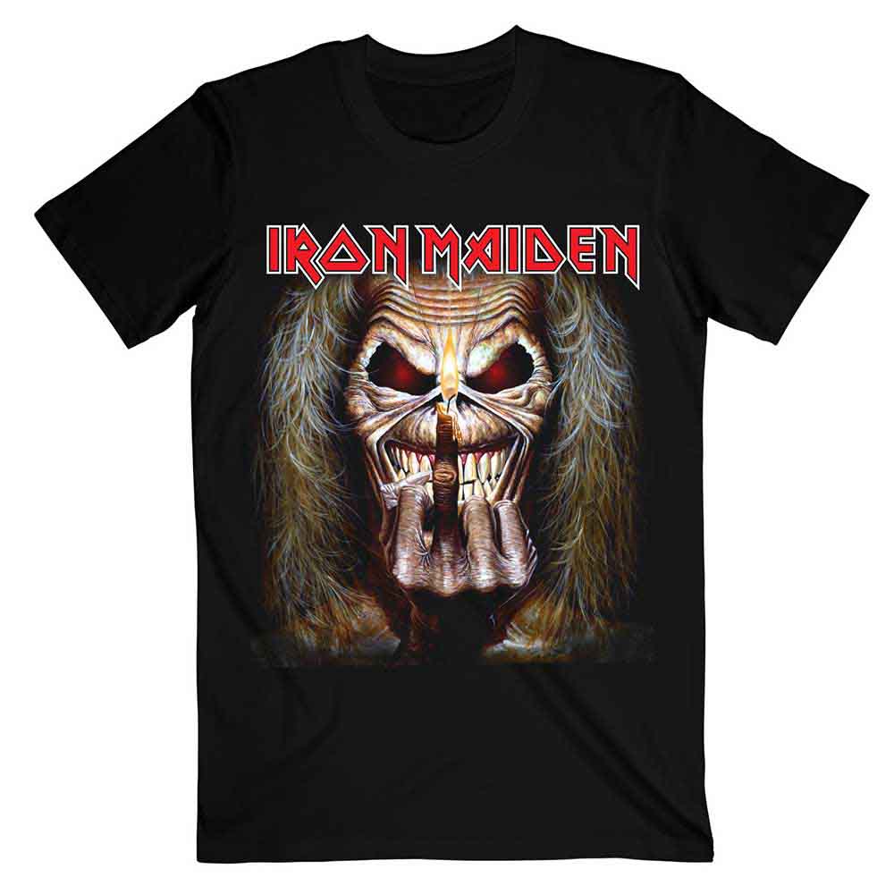 Iron Maiden - Eddie Candle Finger (T-Shirt) - Joco Records