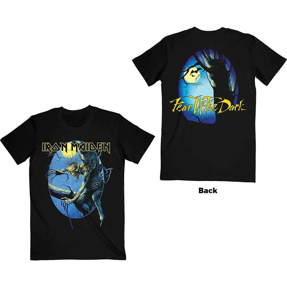 Iron Maiden - Fear of the Dark Oval Eddie Moon (T-Shirt) - Joco Records