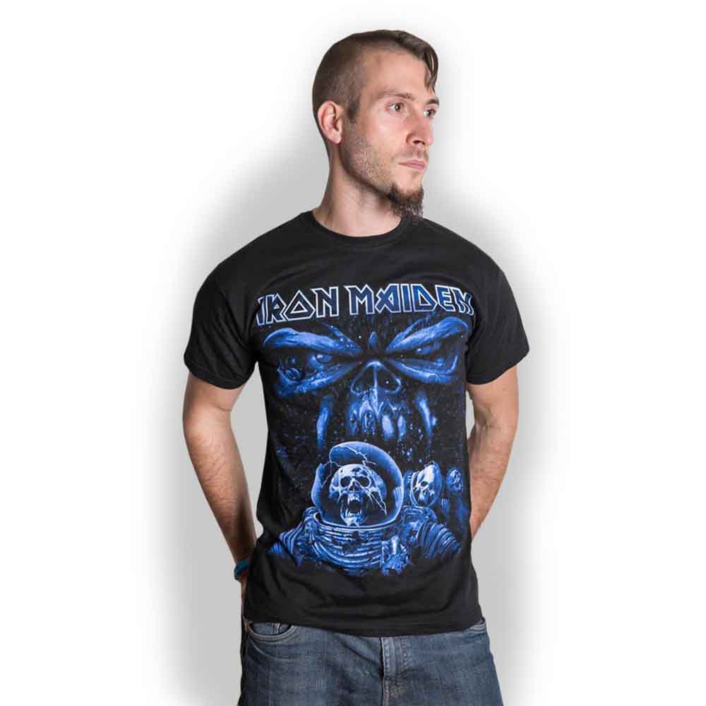 Iron Maiden - Final Frontier Blue Album Spaceman (T-Shirt) - Joco Records