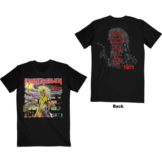 Iron Maiden - Killers V.2. Album Track list (T-Shirt) - Joco Records