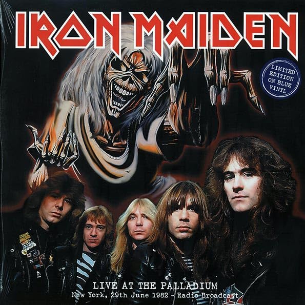Iron Maiden - Live At The Palladium, New York, 29Th June 1982 (Limited Edition, Blue Vinyl) (Import) - Joco Records