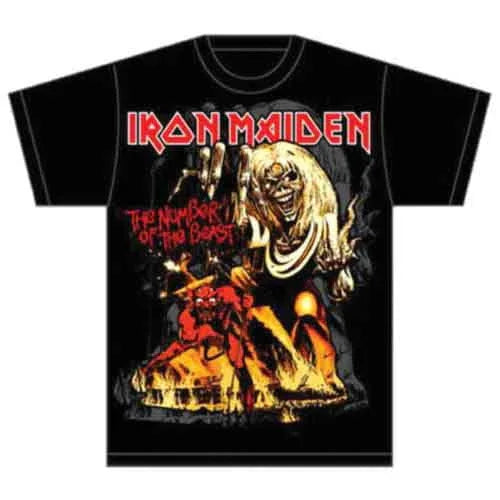 Iron Maiden - Number Of The Beast Graphic (T-Shirt) - Joco Records