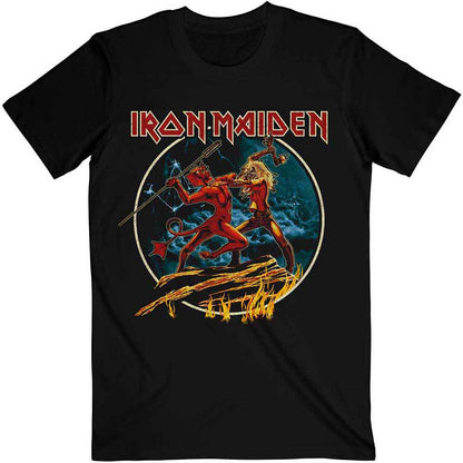 Iron Maiden - Number Of The Beast Run To The Hills Circular (T-Shirt) - Joco Records