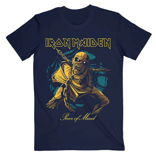 Iron Maiden - Piece Of Mind Gold Eddie (T-Shirt) - Joco Records