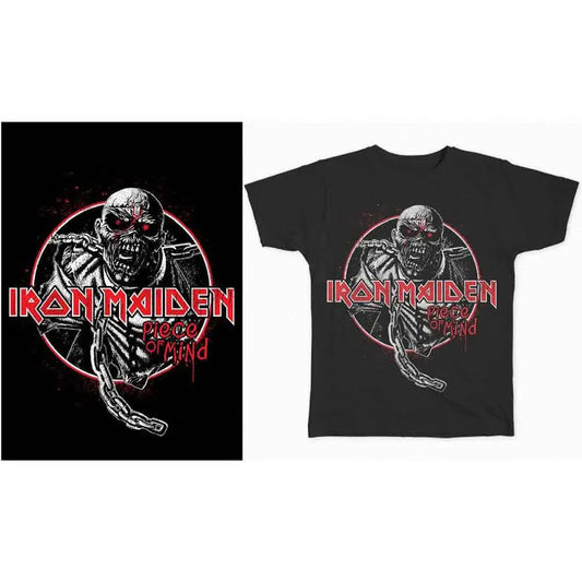 Iron Maiden - Piece of Mind Circle (T-Shirt) - Joco Records