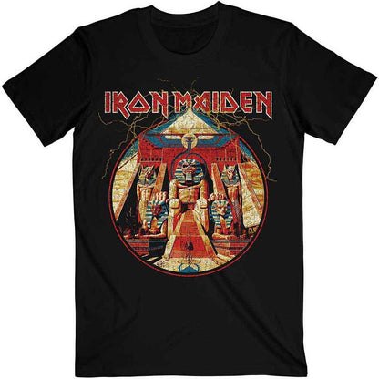Iron Maiden - Powerslave Lightning Circle (T-Shirt) - Joco Records