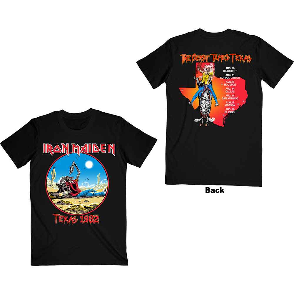 Iron Maiden - The Beast Tames Texas (T-Shirt) - Joco Records