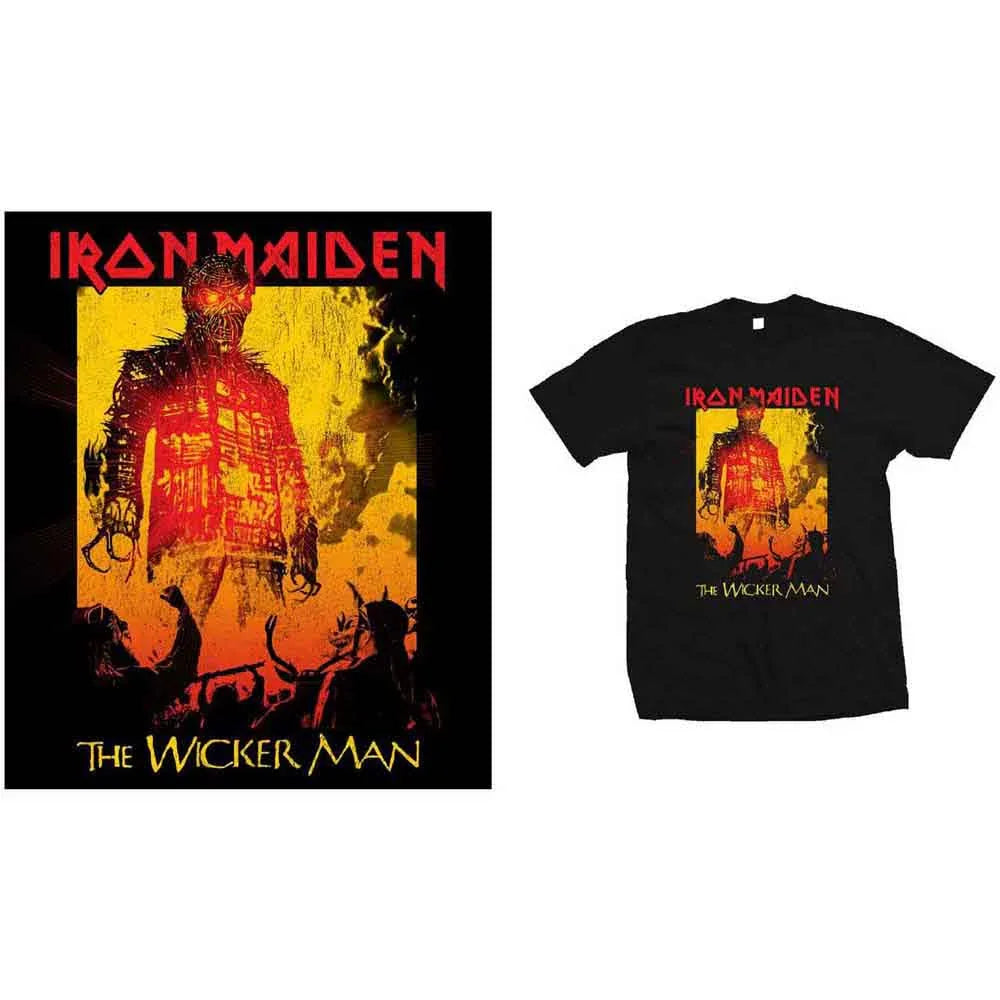 Iron Maiden - The Wicker Man Fire (T-Shirt) - Joco Records