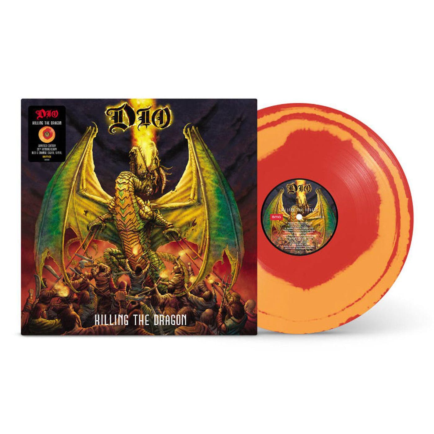 Dio - Killing The Dragon (Limited Edition, Orange & Red Swirl Vinyl) (LP) - Joco Records