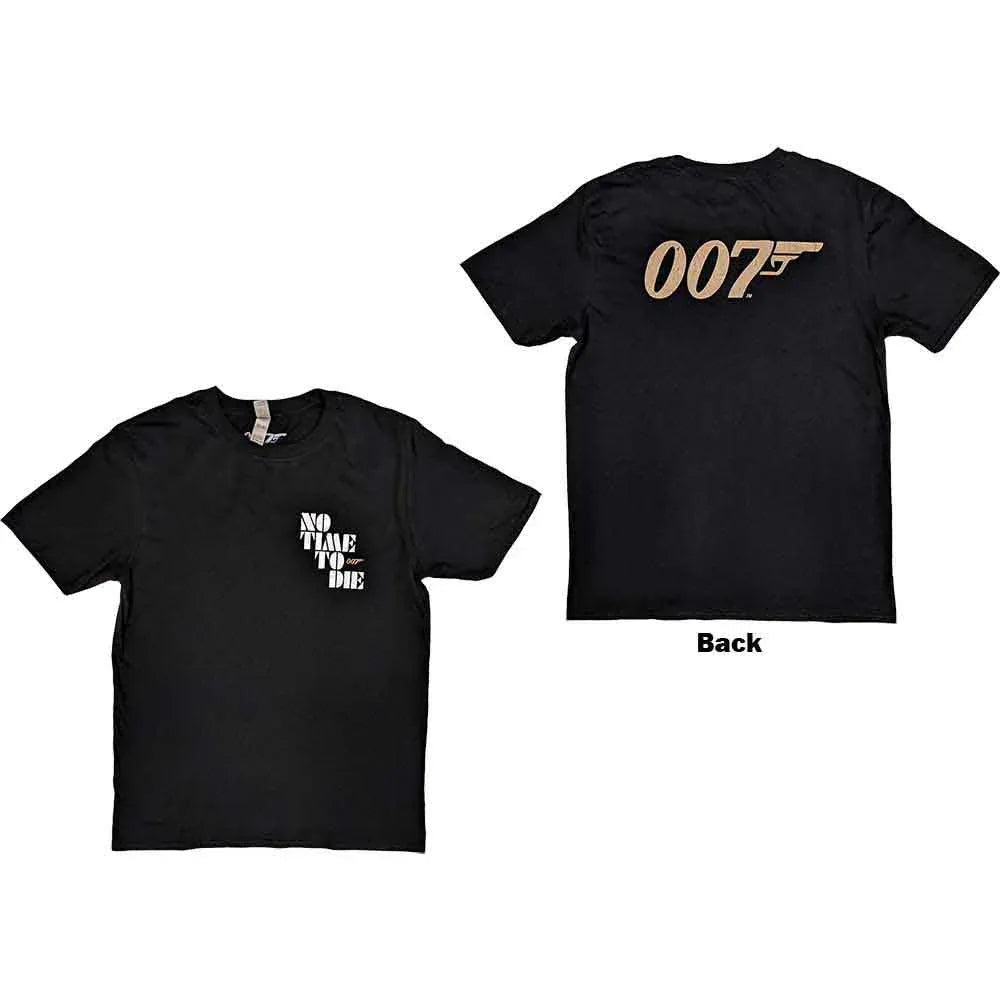 James Bond 007 - No Time To Die & Logo (T-Shirt) - Joco Records