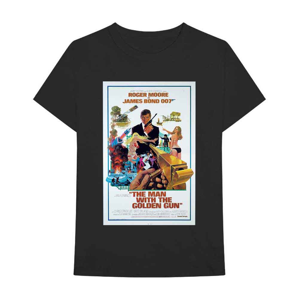 James Bond 007 - The Man With The Golden Gun Poster (T-Shirt) - Joco Records