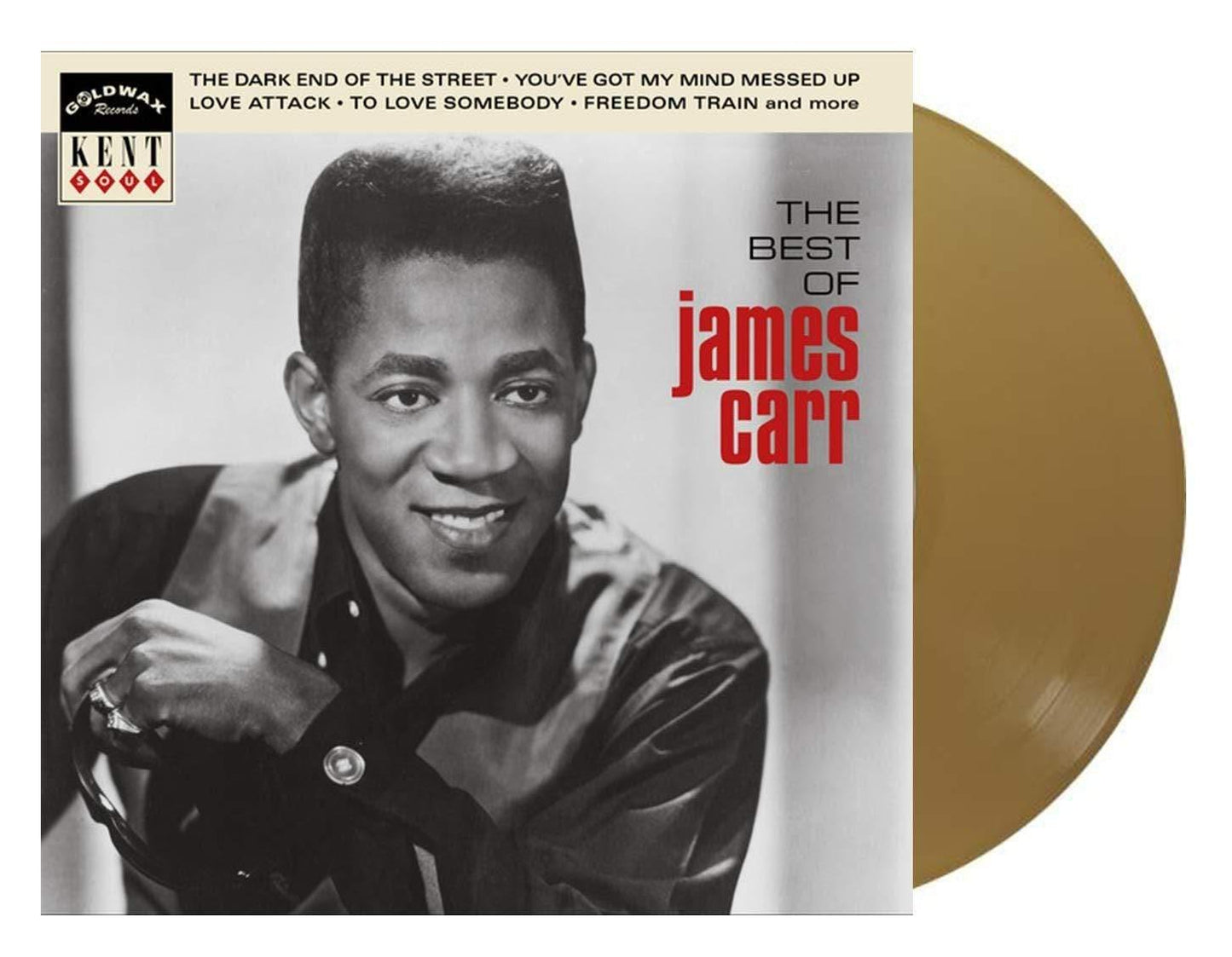 James Carr - The Best Of (Limited Edition, Gold Color Vinyl) (LP) - Joco Records