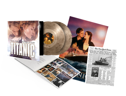 James Horner - Titanic: 25th Anniversay Edition (Original Soundtrack) (Limited Edition, 180 Gram Smoke Color Vinyl) (Import) (2 LP) - Joco Records