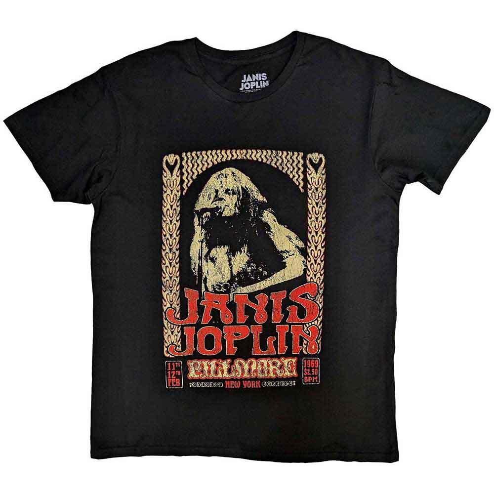 Janis Joplin - Vintage Poster (T-Shirt) - Joco Records