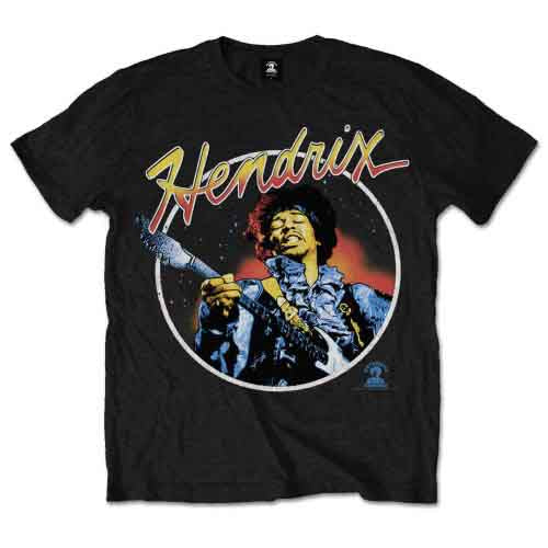 Jimi Hendrix - Script Circle (T-Shirt) - Joco Records