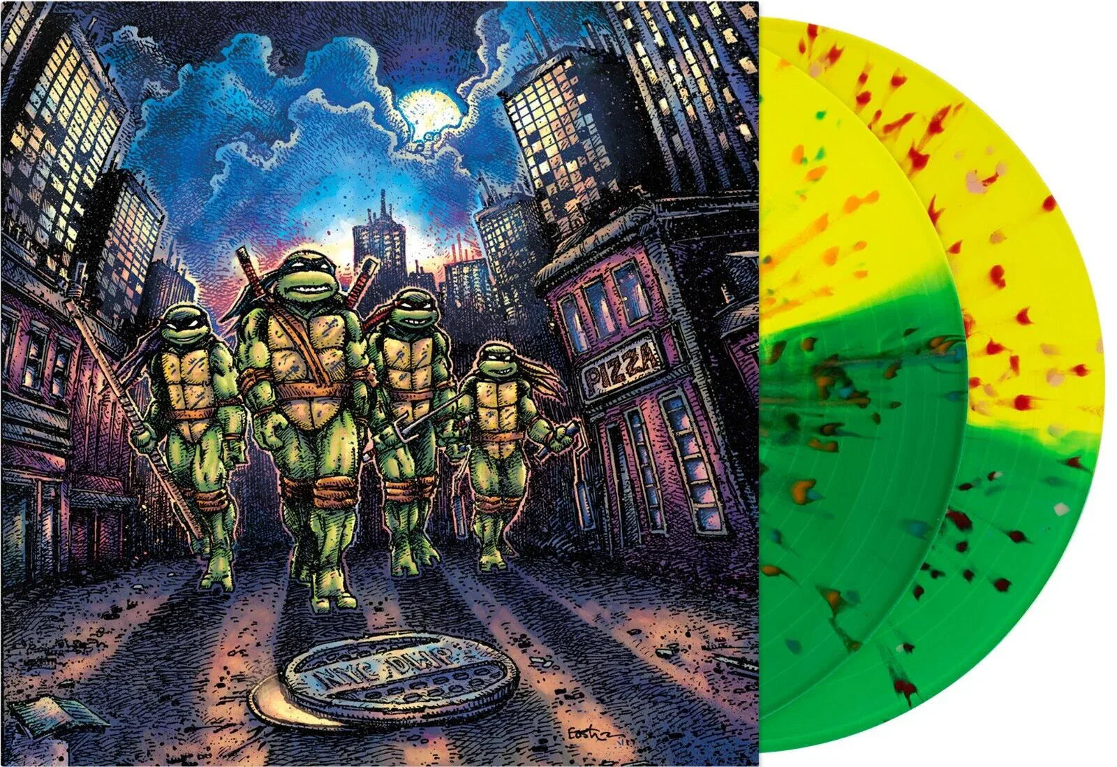 John Du Prez - Teenage Mutant Ninja Turtles (Original Soundtrack) (Turtle Mask Splatter Color Vinyl) (2 LP) - Joco Records