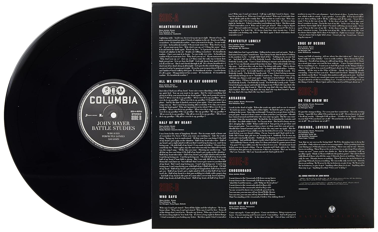 John Mayer - Battle Studies (180 Gram) (2 LP) - Joco Records