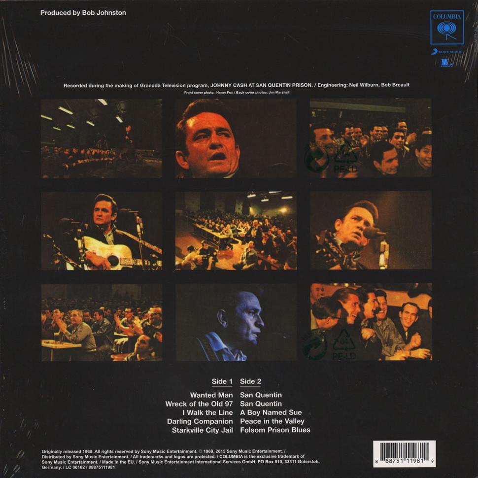 Johnny Cash - At San Quentin (Remastered, 180 Gram) (LP) - Joco Records