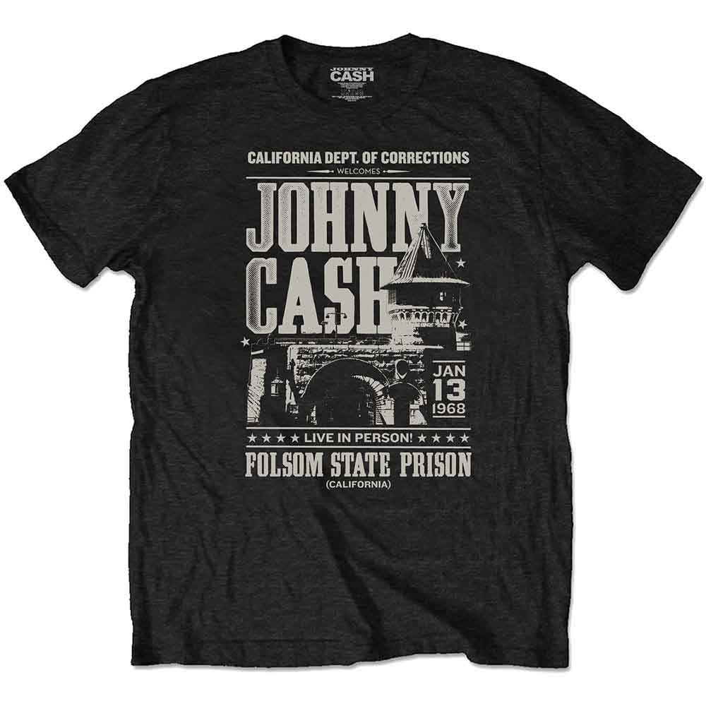 Johnny Cash - Prison Poster (T-Shirt) - Joco Records