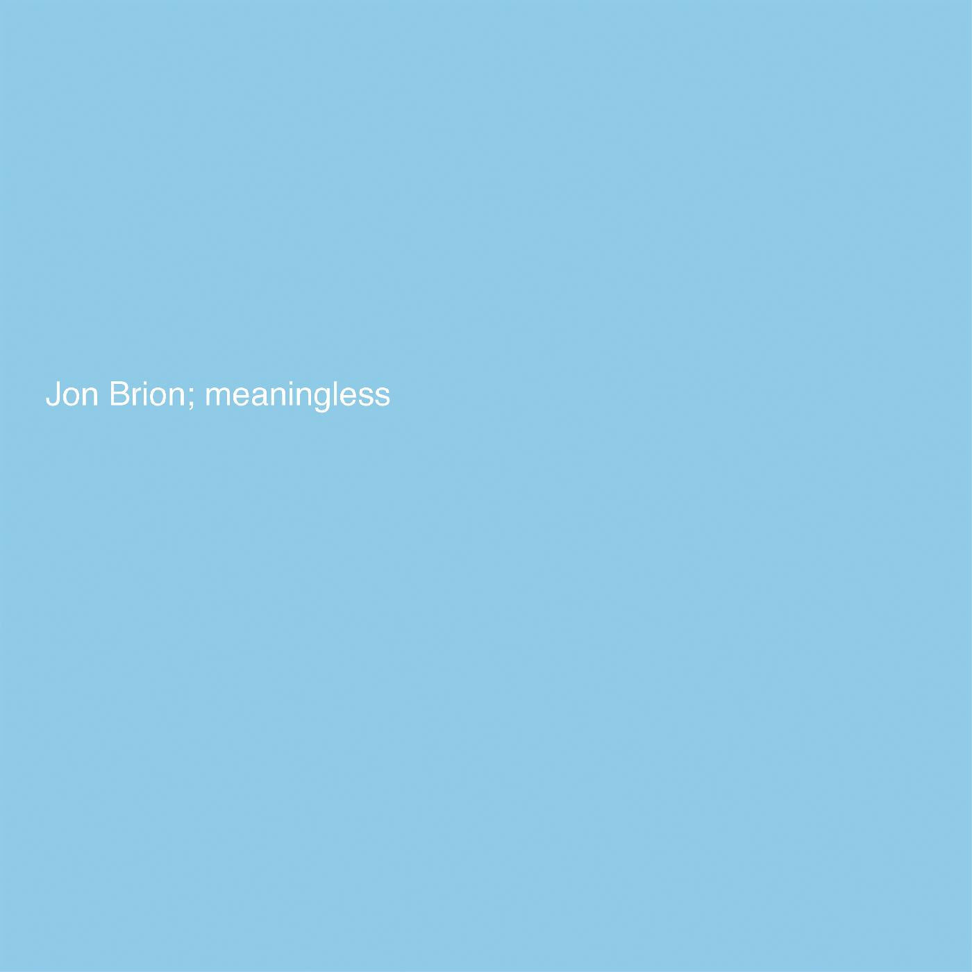 Jon Brion - Meaningless (Vinyl) - Joco Records