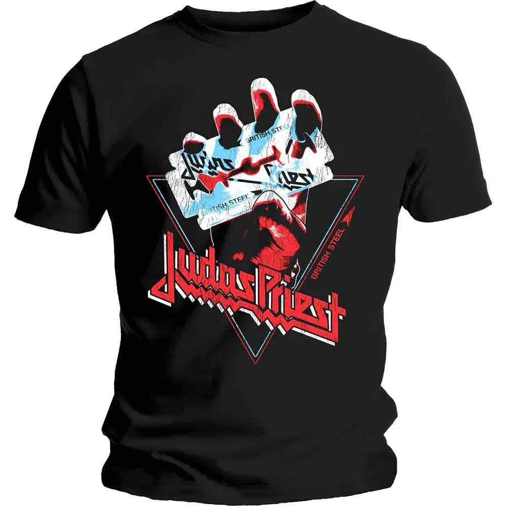 Judas Priest - British Steel Hand Triangle (T-Shirt) - Joco Records