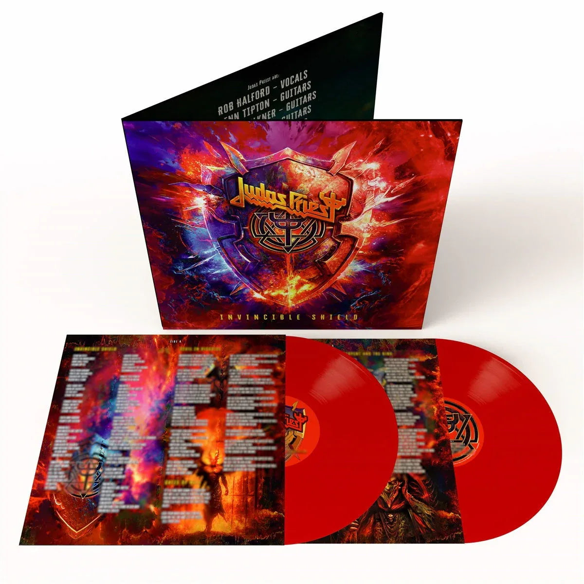 Judas Priest - Invincible Shield (Indie Exclusive, Red Vinyl) (2 LP) - Joco Records