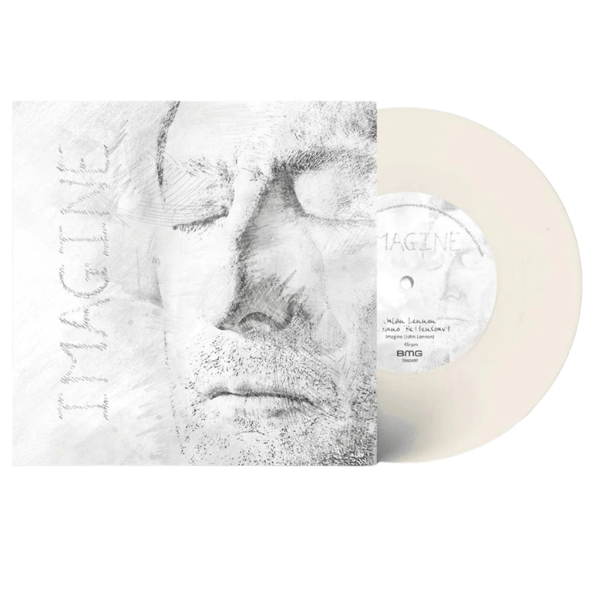 Julian Lennon - Imagine (feat. Nuno Bettencourt) (7-Inch White Vinyl Single) - Joco Records