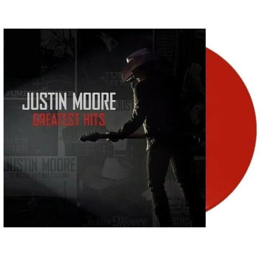 Justin Moore - Greatest Hits (Limited Edition, Translucent Red Vinyl) (LP) - Joco Records