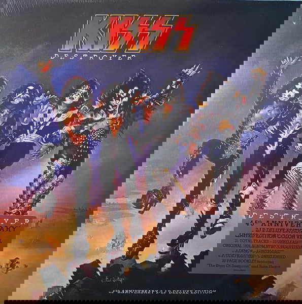 KISS - Destroyer: 45th Anniversary (Limited Edition, Yellow & Red Color Vinyl,Deluxe Edition) (2 LP) - Joco Records