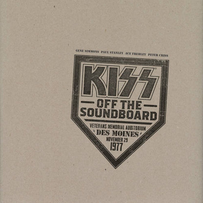 KISS - Off The Soundboard: Live In Des Moines (2 LP) - Joco Records