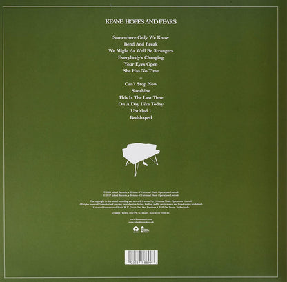 Keane - Hopes And Fears (Gatefold, 180 Gram) (LP) - Joco Records