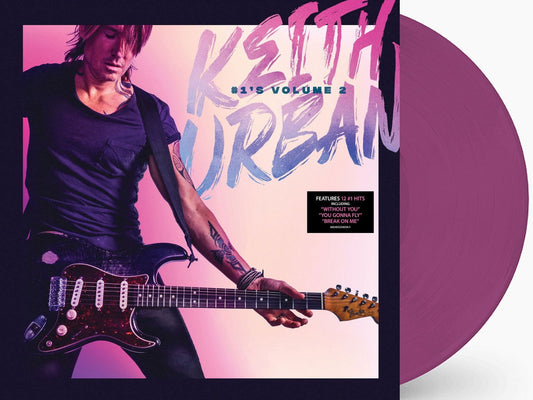 Keith Urban - Keith Urban - #1's Volume 2 (Limited Edition, Grape Color Vinyl, Poster) - Joco Records