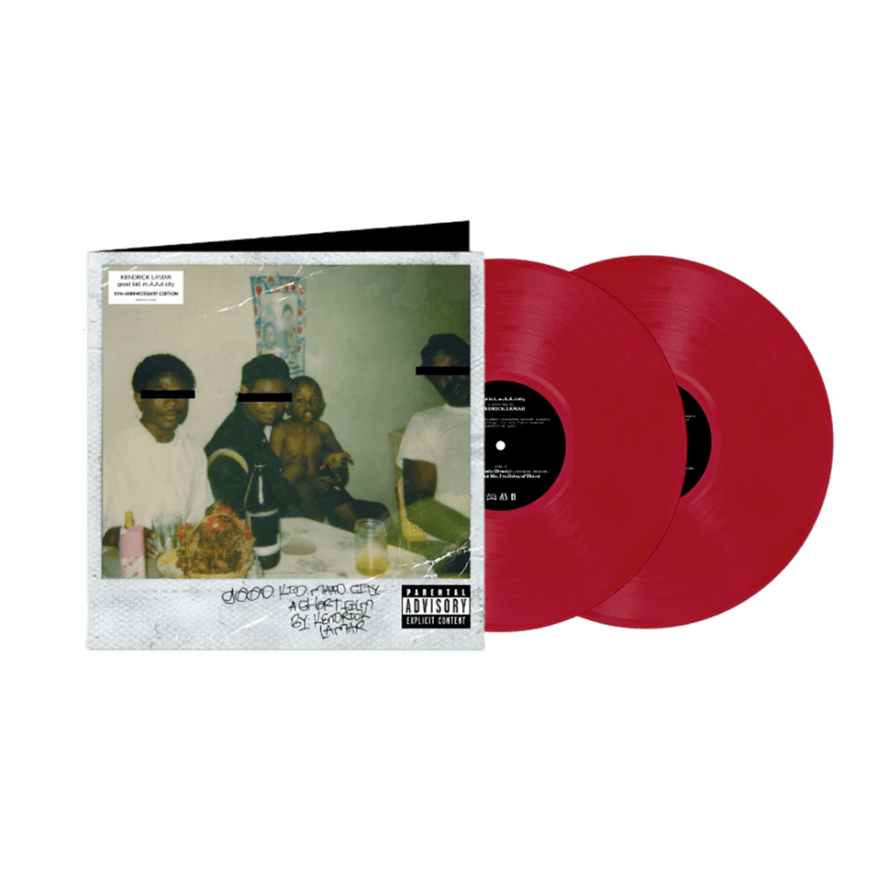 Kendrick Lamar - good Kid, M.A.A.D City (10th Anniversary Edition, Limited Edition, Opaque Apple Red Color Vinyl) (Import) (2 LP) - Joco Records