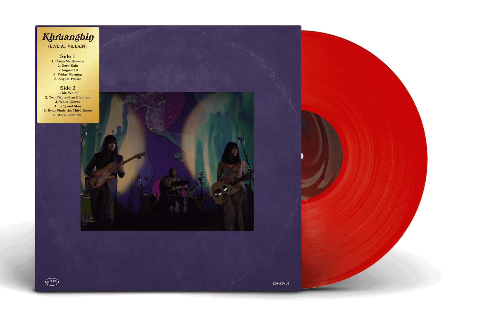 Khruangbin - Live At Villain, Brooklyn, Ny 2018 | Limited | Red Vinyl ** Din - Joco Records