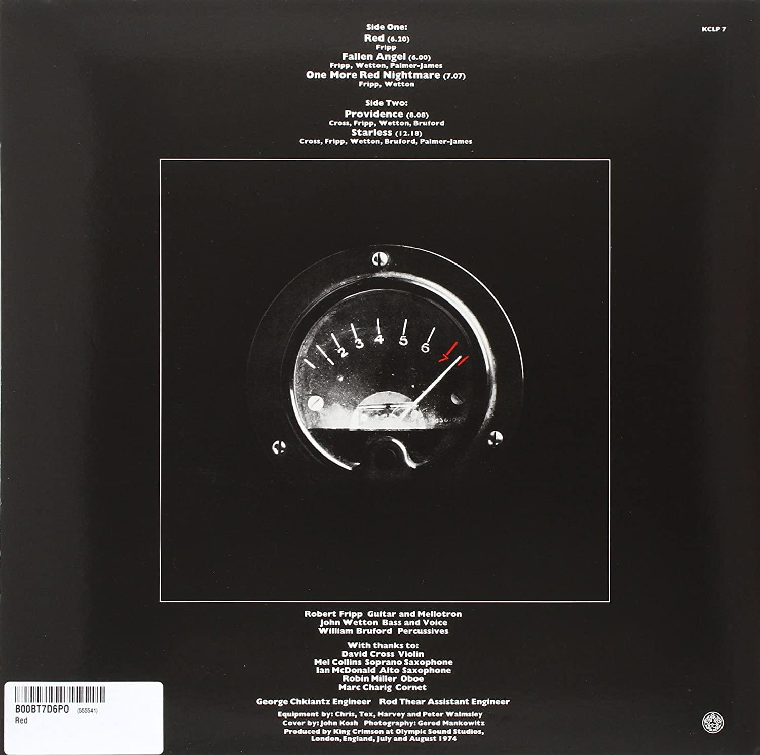 King Crimson - Red (Limited Edition, Audiophile 200 Gram) (LP) - Joco Records