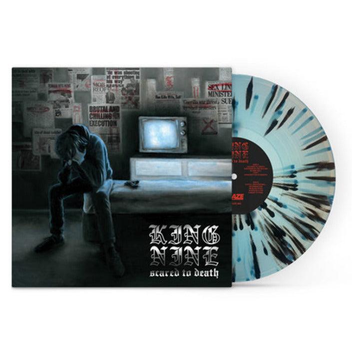 King Nine - Scared to Death (Limited Edition, Baby Blue & Black Splatter Vinyl) (LP) - Joco Records