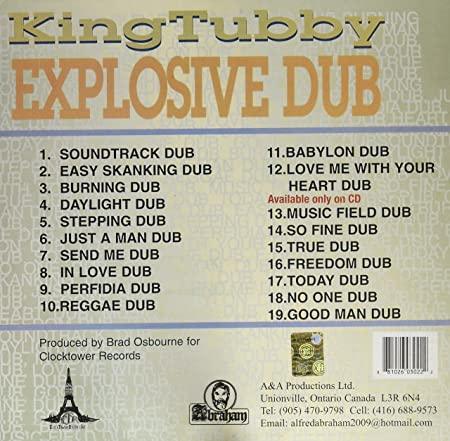 King Tubby - Explosive Dub (LP) - Joco Records