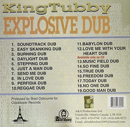 King Tubby - Explosive Dub (LP) - Joco Records