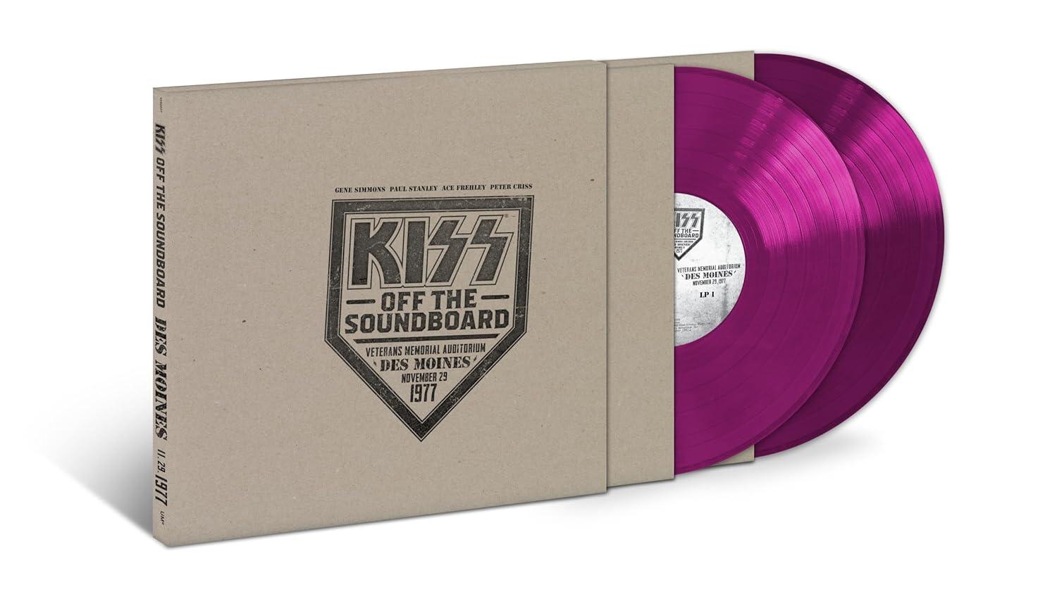 Kiss - Kiss Off The Soundboard: Live In Des Moines (Limited Edition, Violet Color Vinyl) (2 LP) - Joco Records