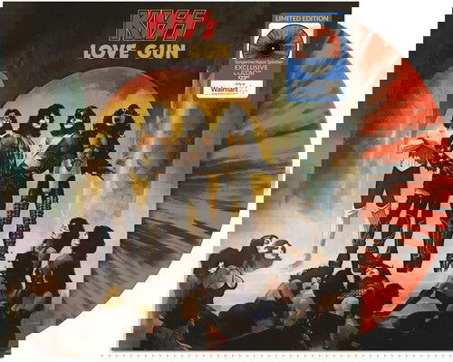 Kiss - Love Gun (Limited Edition, Tangerine/ Aqua Splatter Color Vinyl) - Joco Records