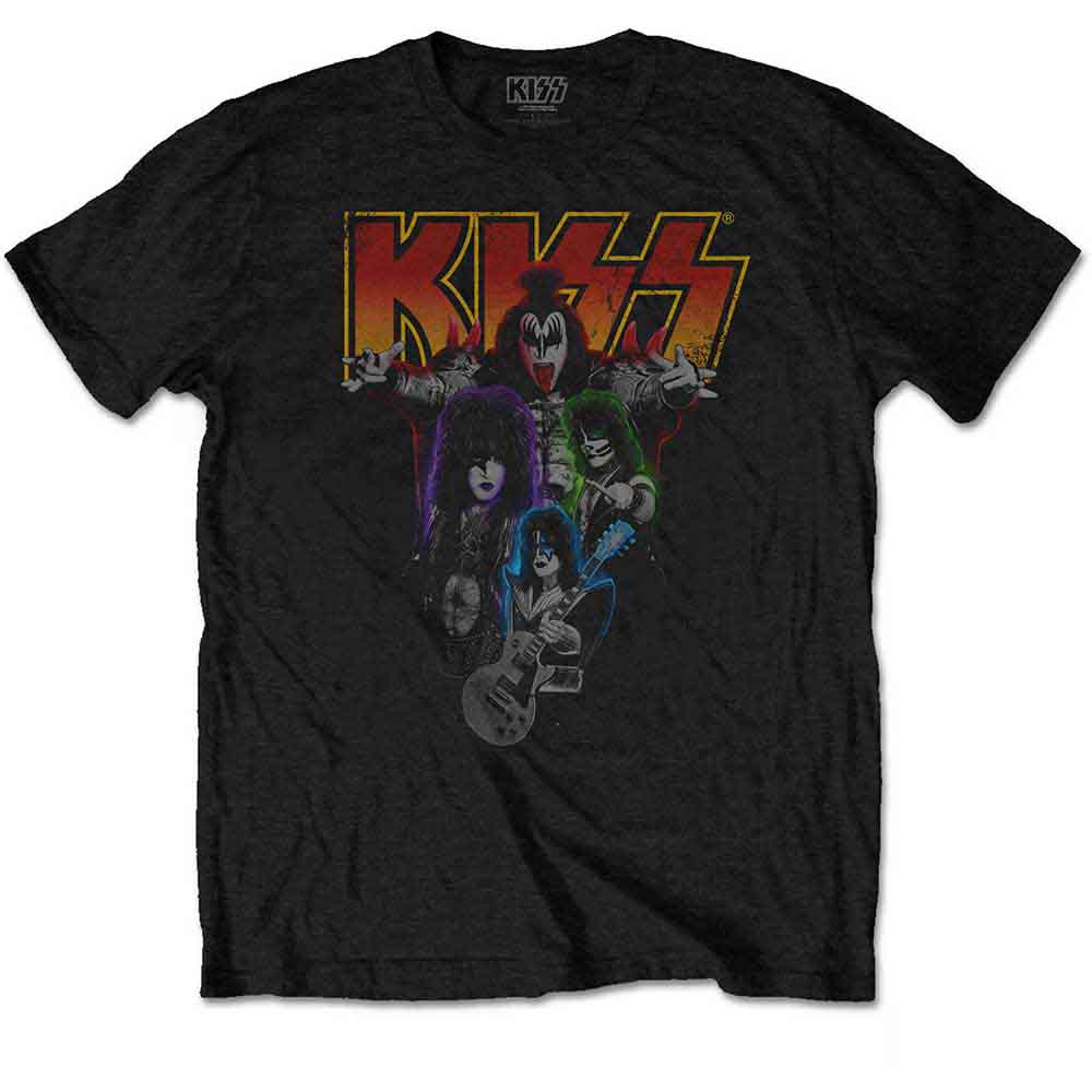 Kiss - Neon Band (T-Shirt) - Joco Records
