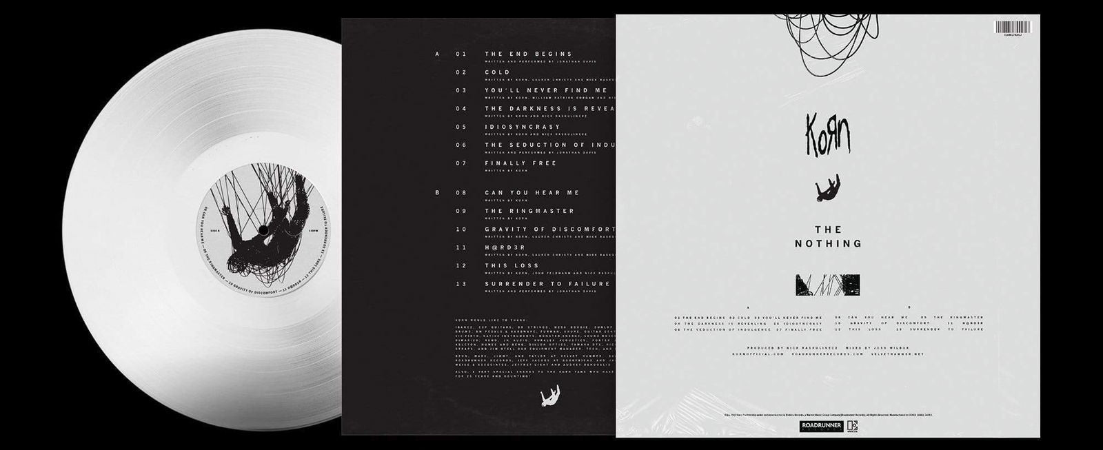 Korn - The Nothing (Limited Edition, White Vinyl) (LP) - Joco Records