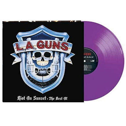 L.A. Guns - Riot On Sunset: The Best Of (Limited Edition, Purple Marble Vinyl) (LP) - Joco Records